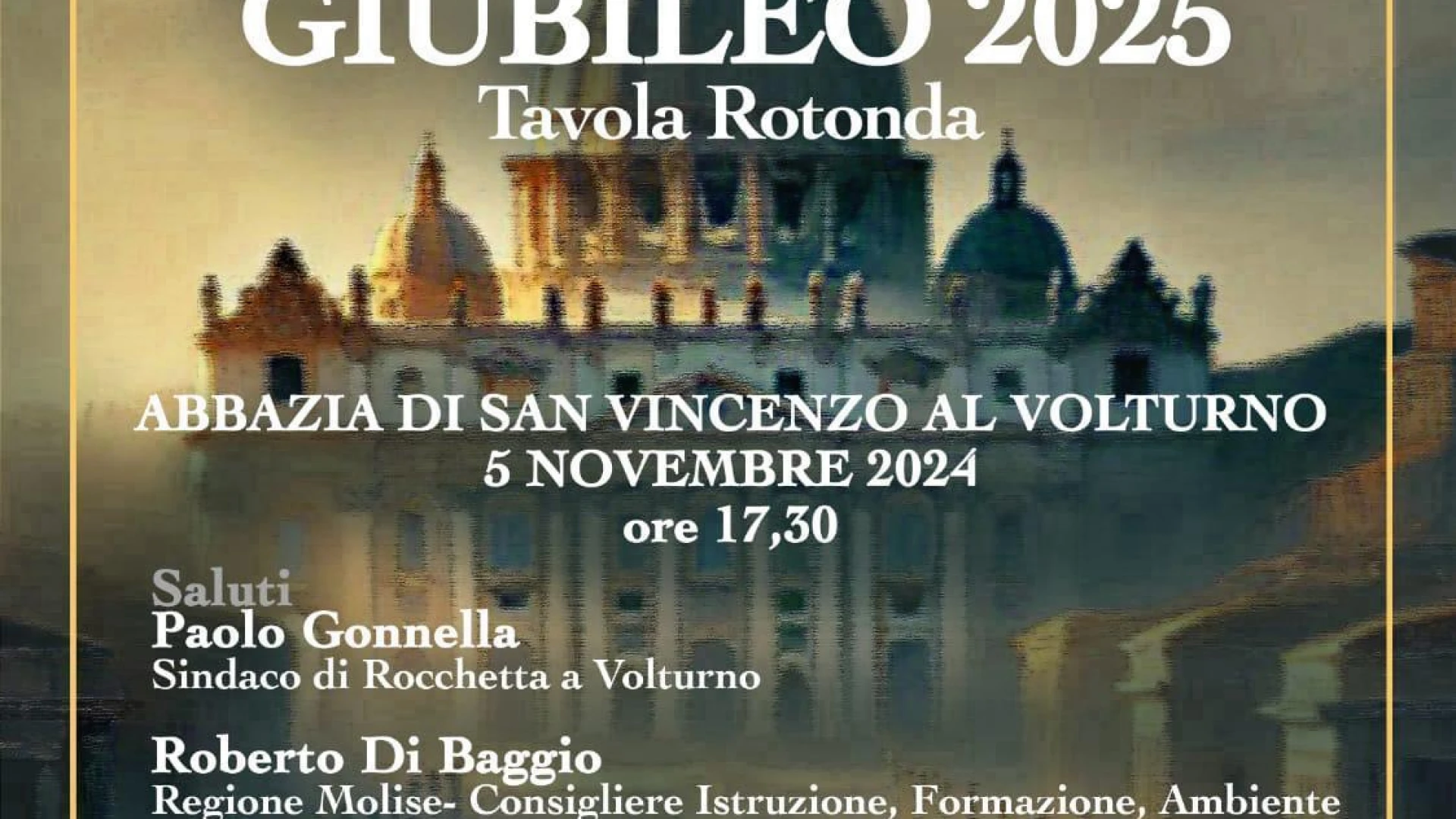 Turismo religioso e pellegrinaggio. All’Abbazia di San Vincenzo al Volturno si discute di come prepararsi al Giubileo del 2025.